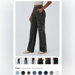 HALARA Casual Cargo Jeans New With Tags